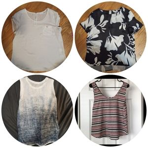 4 Women's Tops - Sz L (See Pictures for more info)